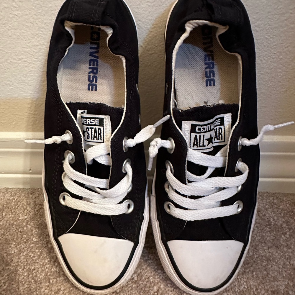 Converse Women’s Black and White Sneakers